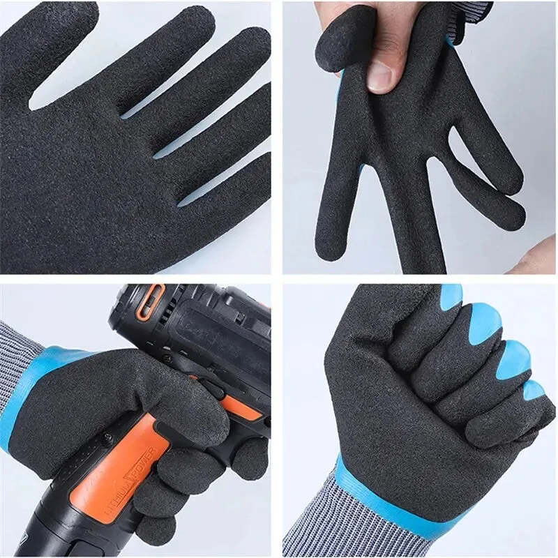 1 Pair Winter Fishing Waterproof Cold Resistant Gloves Thickened Warm Cold Storage Specializeds Antifreeze Gloves Winter Gloves