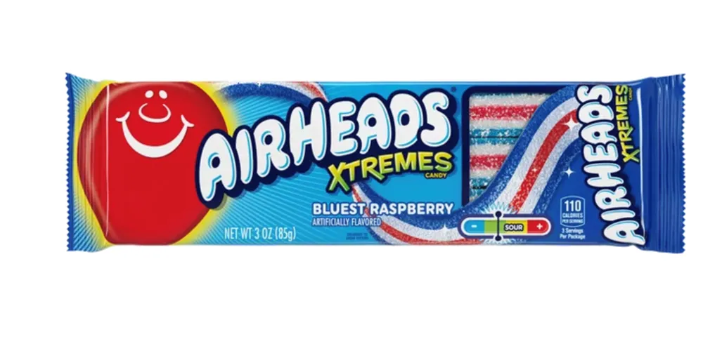 Airheads Xtremes Belts Bluest Raspberry 2oz