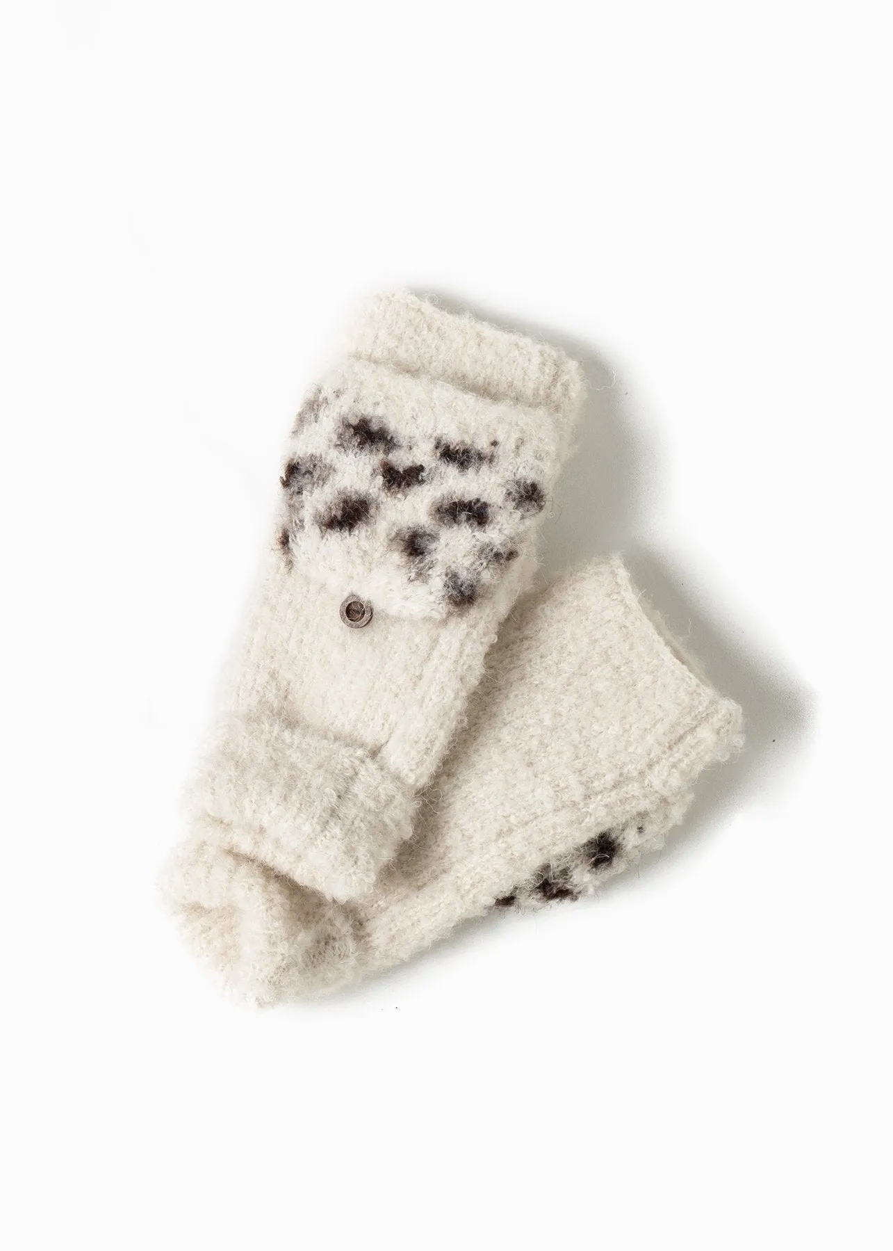 Boucle Leopard Mittens - FINAL SALE