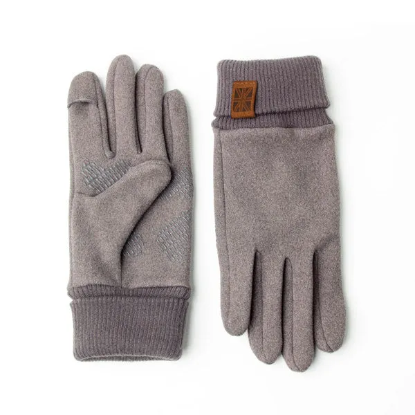 Britt's Knits - Pro Tip Texting Gloves, Gray