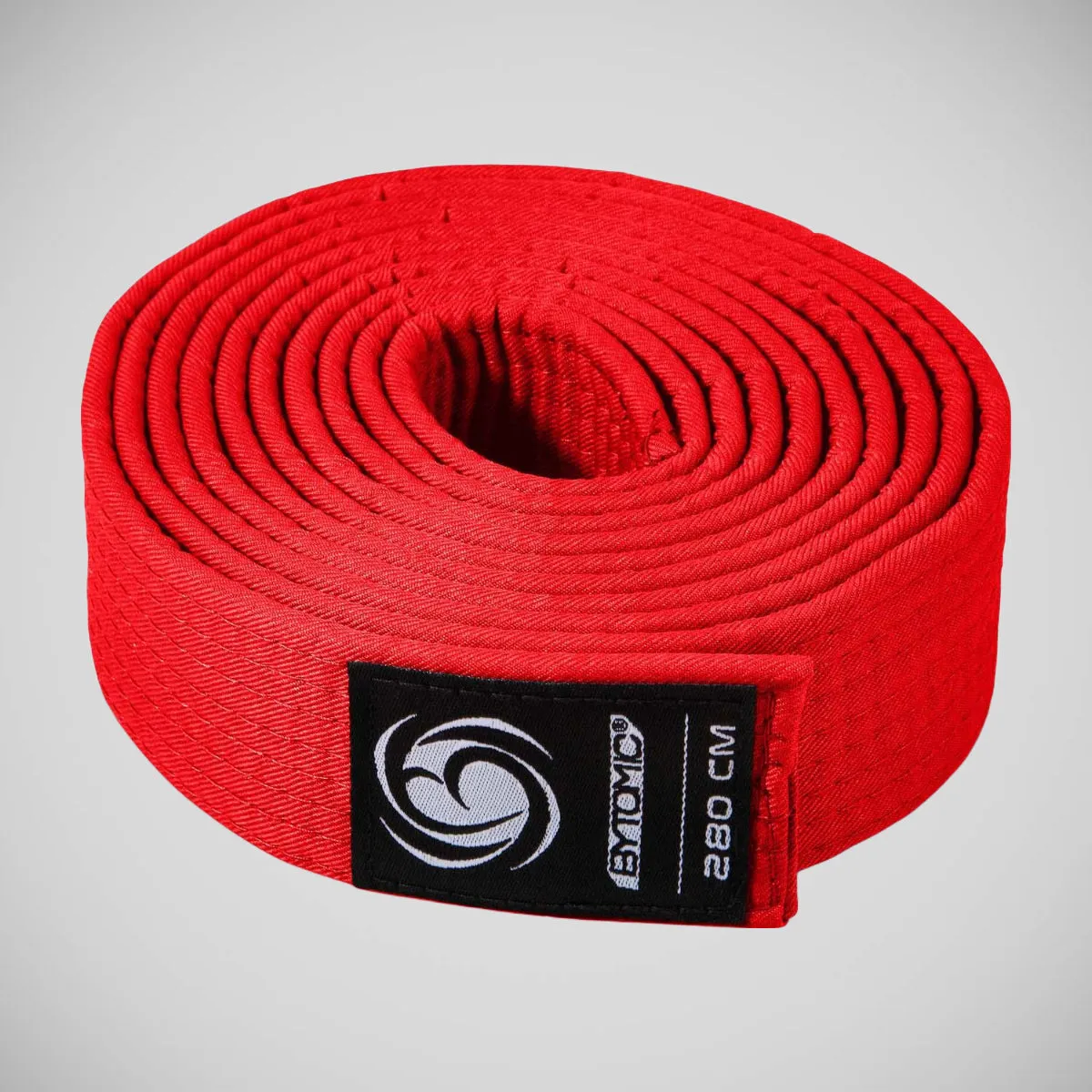 Bytomic Plain Polycotton Martial Arts Belt Pack of 10 Red