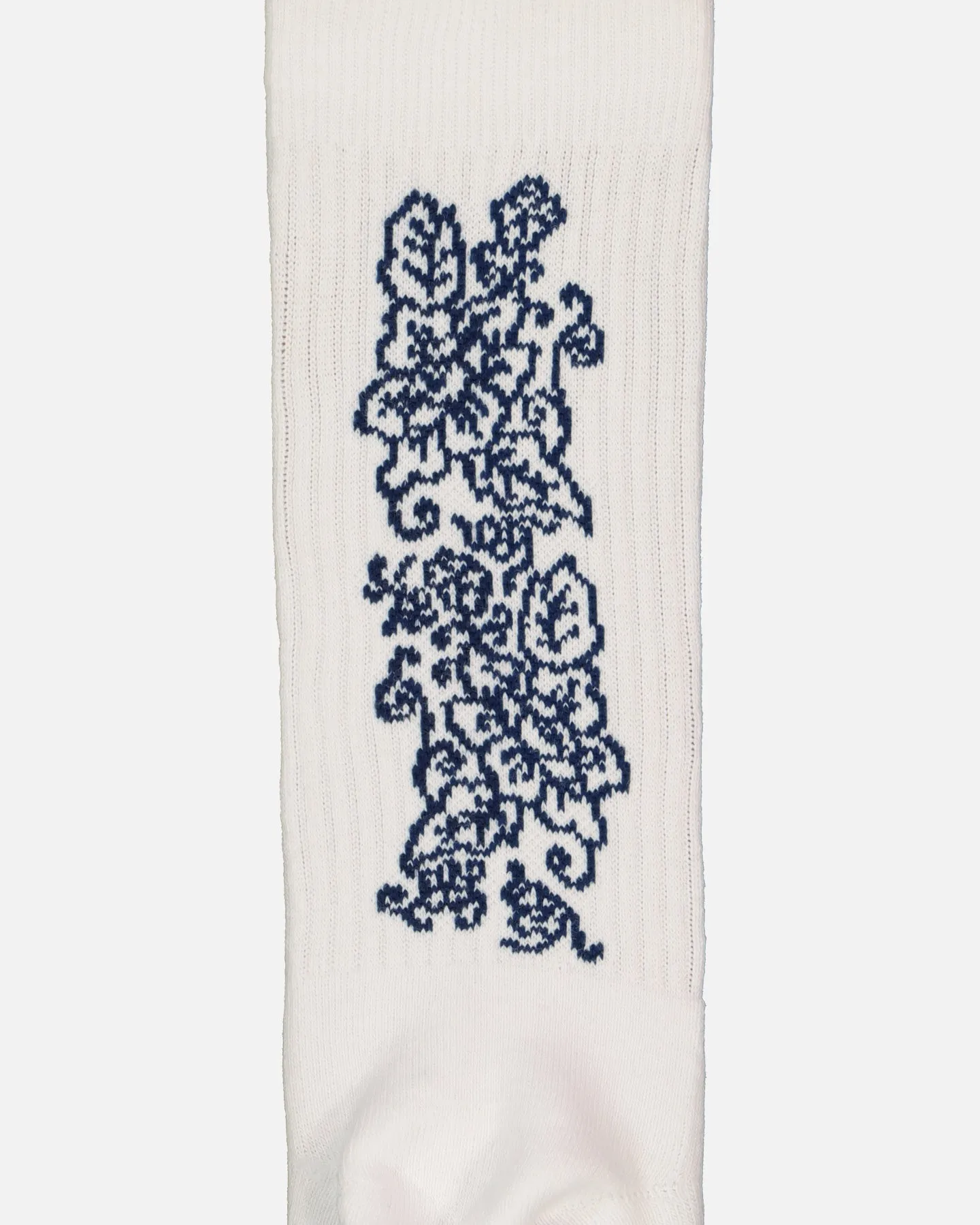 Carré Botanical Socks White/Blue