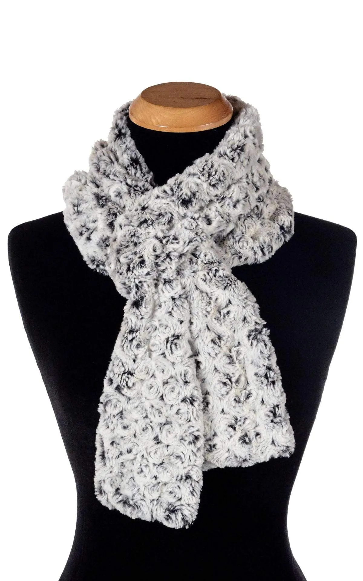 Classic Scarf - Rosebud Faux Fur