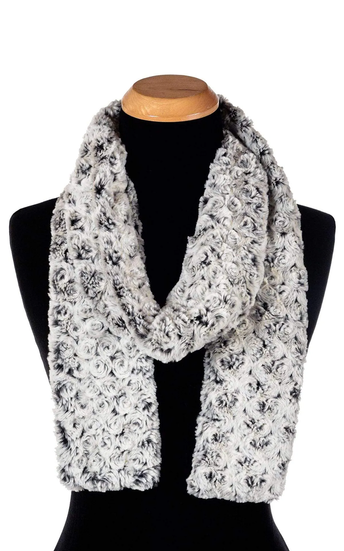 Classic Scarf - Rosebud Faux Fur