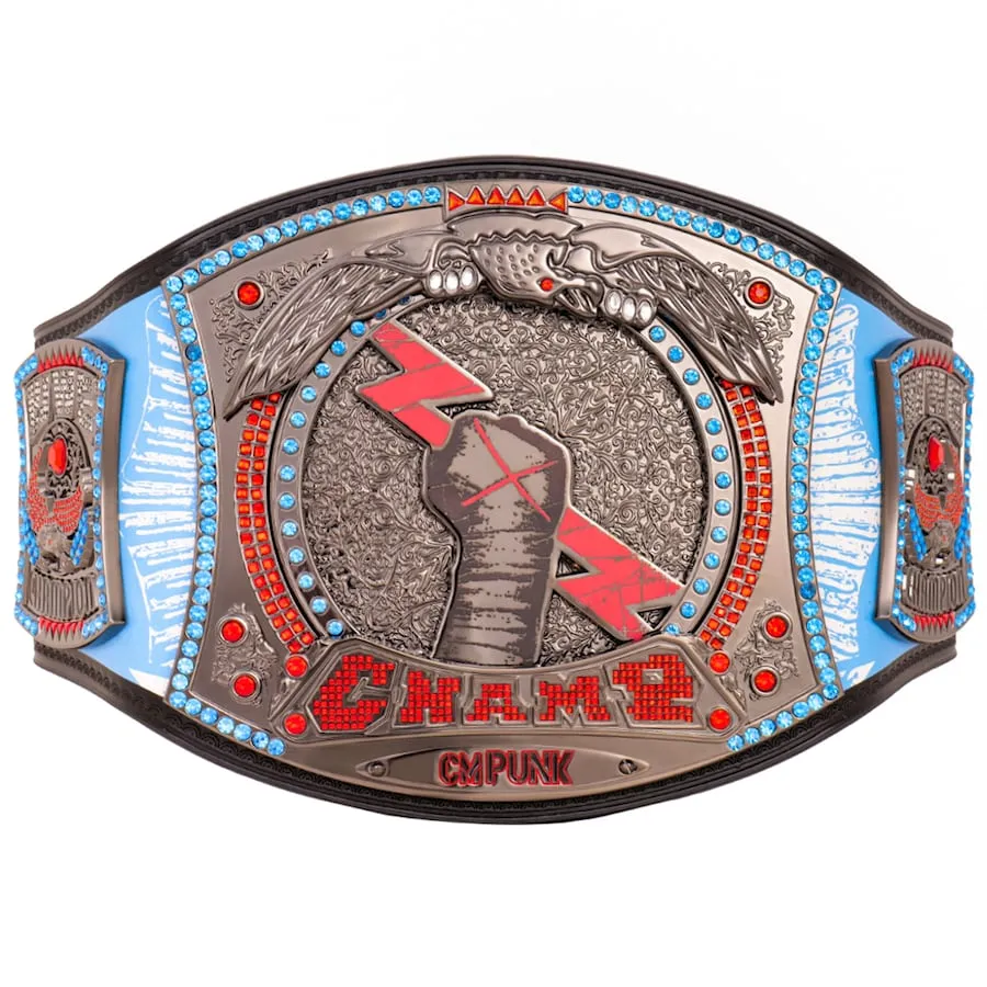 CM Punk 434-Day Record Signature Championship Title Belt | WWE Collectible