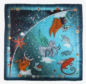 Constellation Silk Twill Scarf