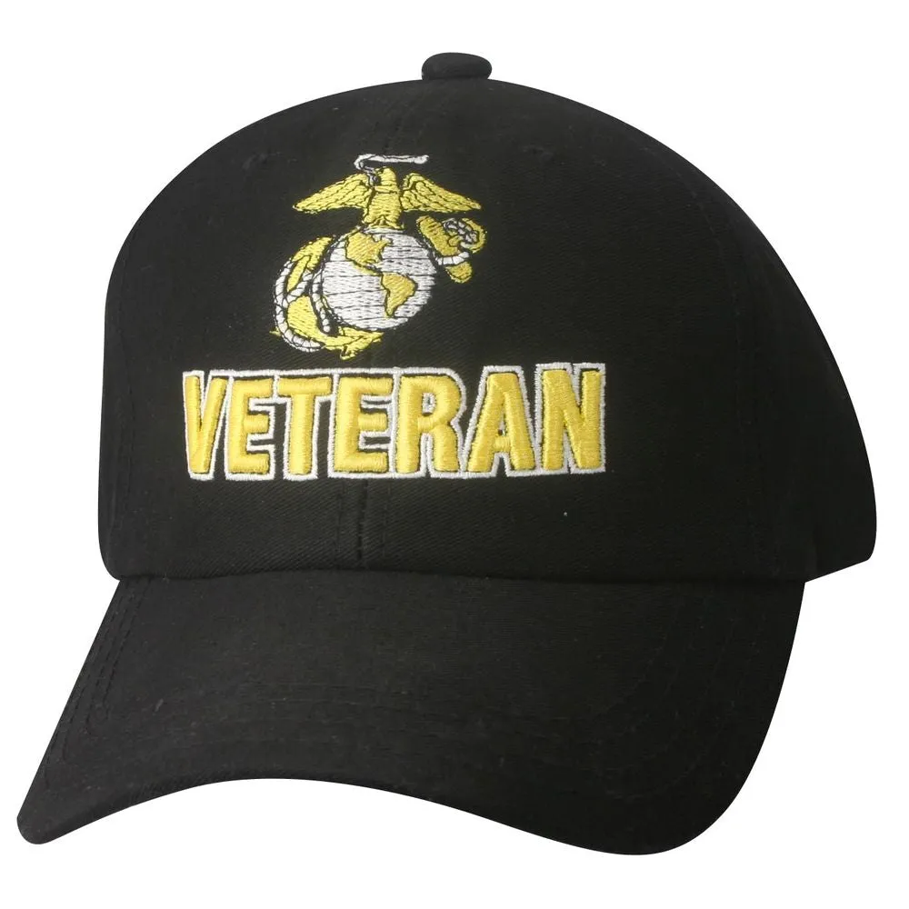 EGA Veteran 3D Foam Embroidered Black Hat