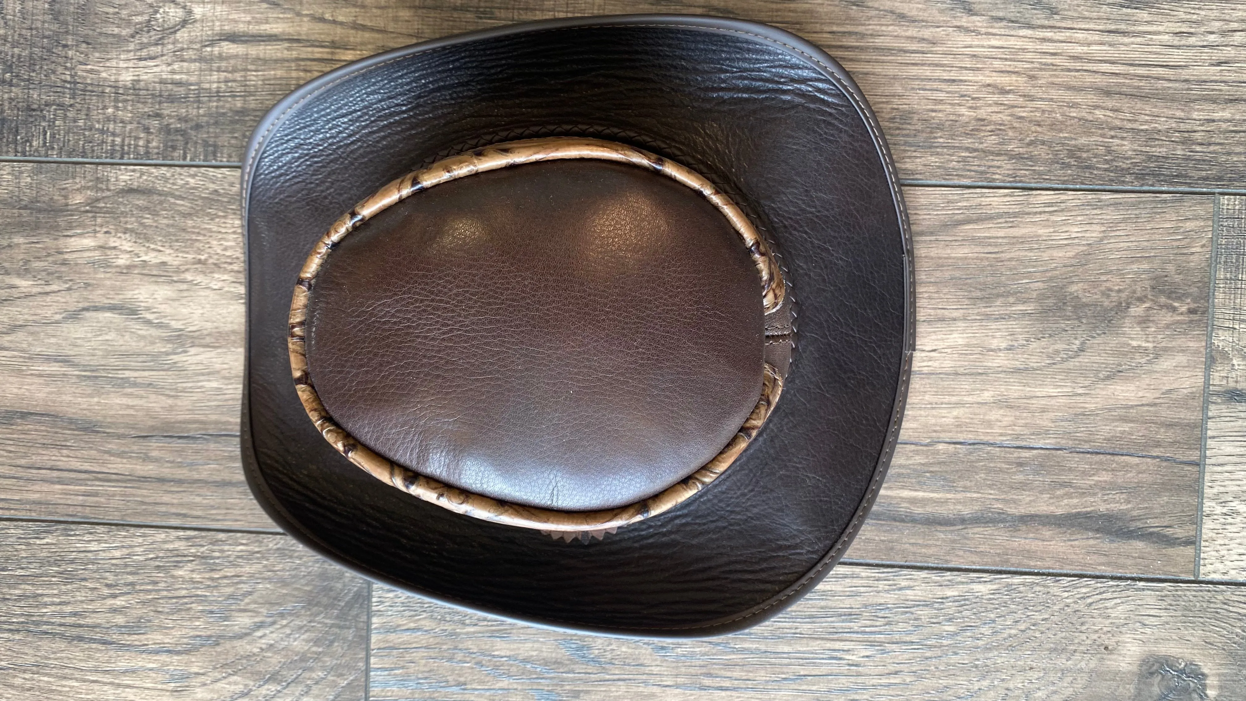 Falcon Leather Cowboy Hat