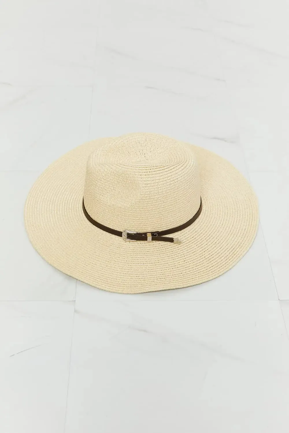 Fame Boho Summer Straw Fedora Hat