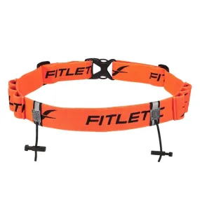 Fitletic Race II Number Belt  - Neon Orange/Black