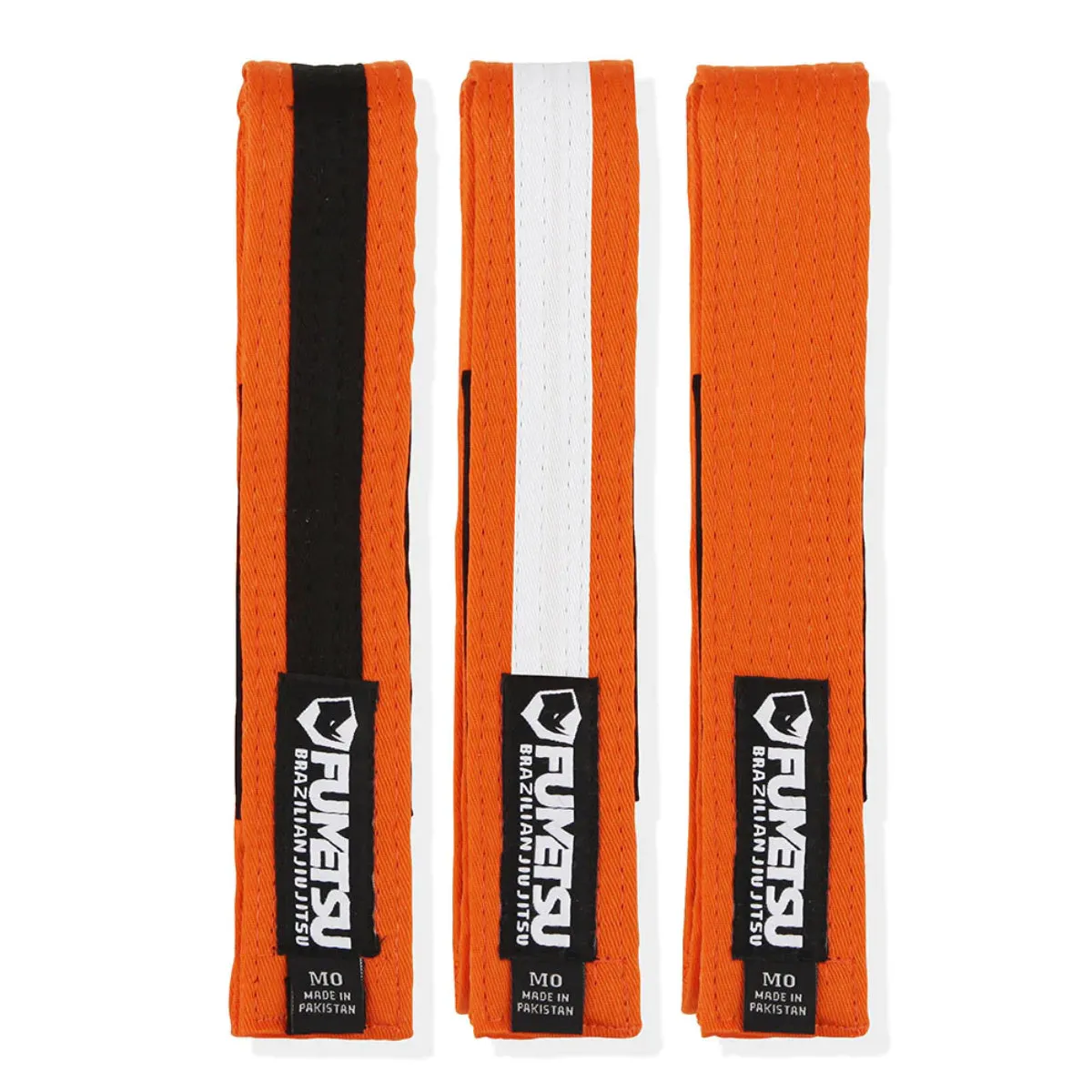 Fumetsu Kids BJJ Belt Orange/White