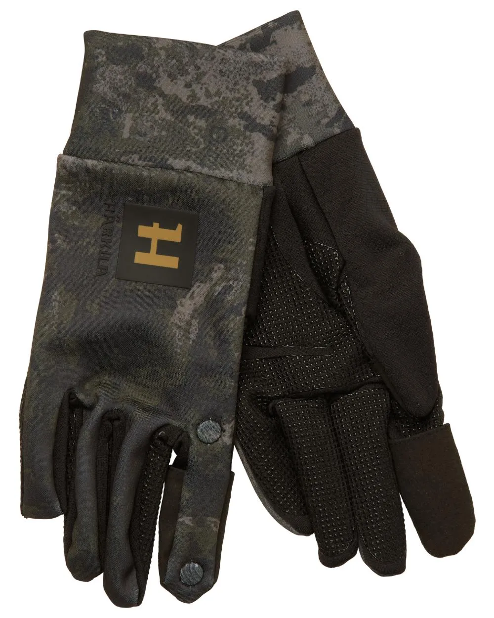 Harkila NOCTYX Camo Fleece Glove with Foldback Finger