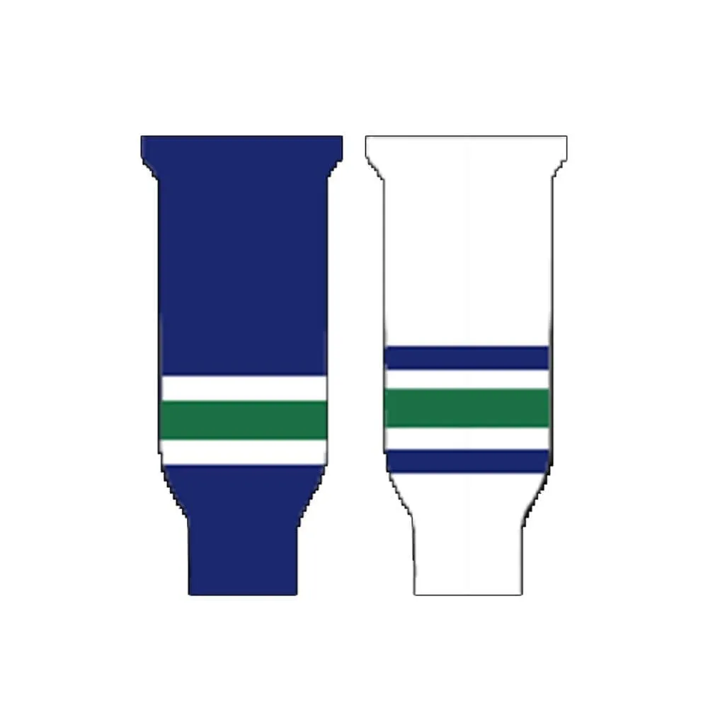 Knitted Ice Hockey Socks - Vancouver Canucks