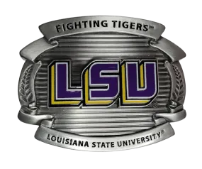 Licensed of Louisiana State University LSU Buckle