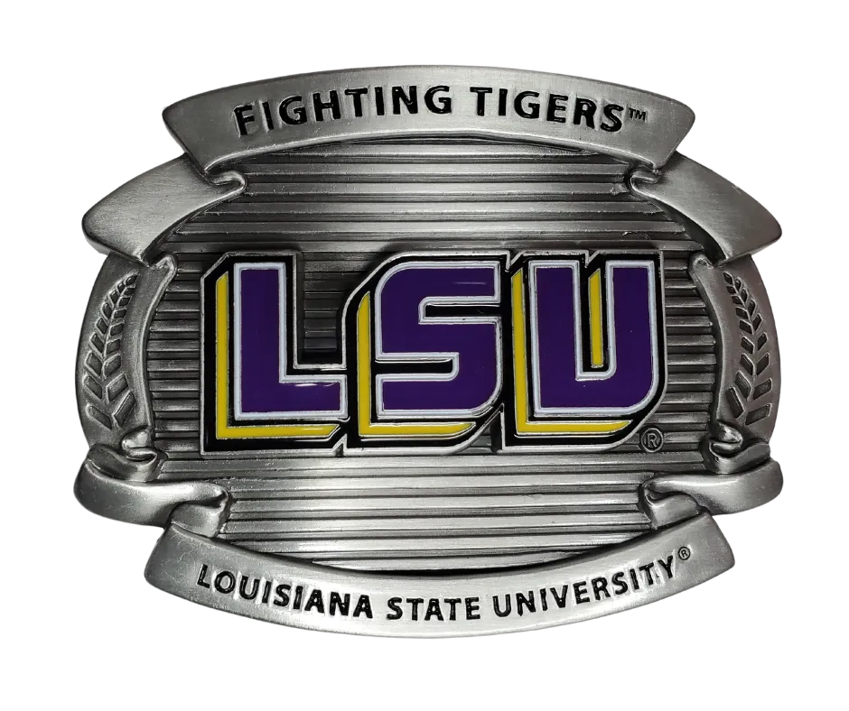 Licensed of Louisiana State University LSU Buckle