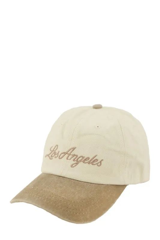 Los Angeles Living Embroidered Ball Cap