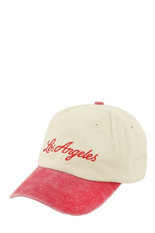 Los Angeles Living Embroidered Ball Cap