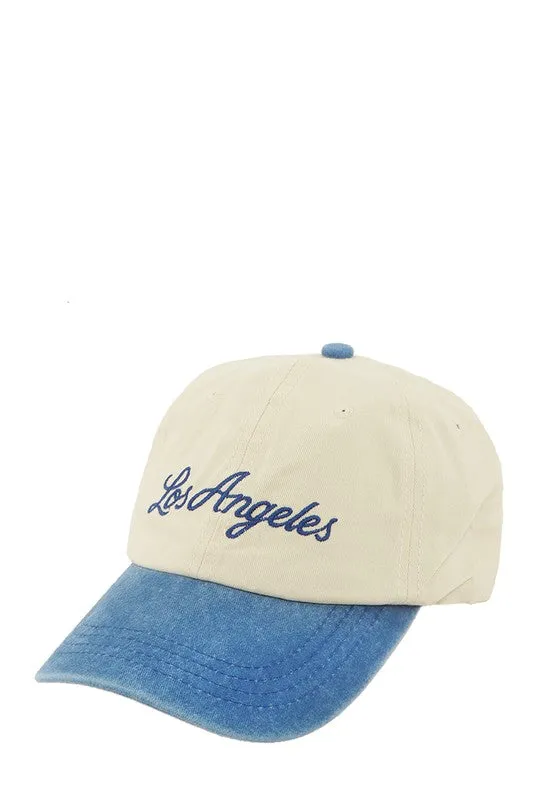 Los Angeles Living Embroidered Ball Cap