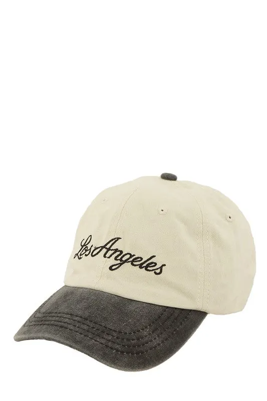 Los Angeles Living Embroidered Ball Cap