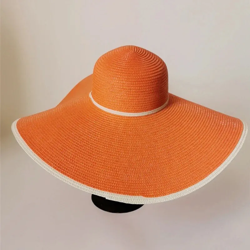 Marcia's Hand-woven Summer Wide Brim Straw Hats