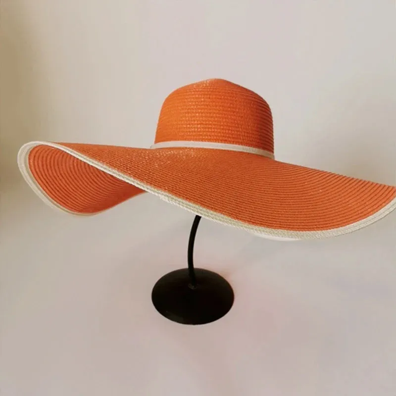 Marcia's Hand-woven Summer Wide Brim Straw Hats