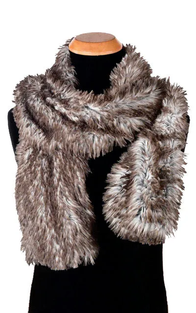 Men's Classic Scarf - Fox Faux Fur