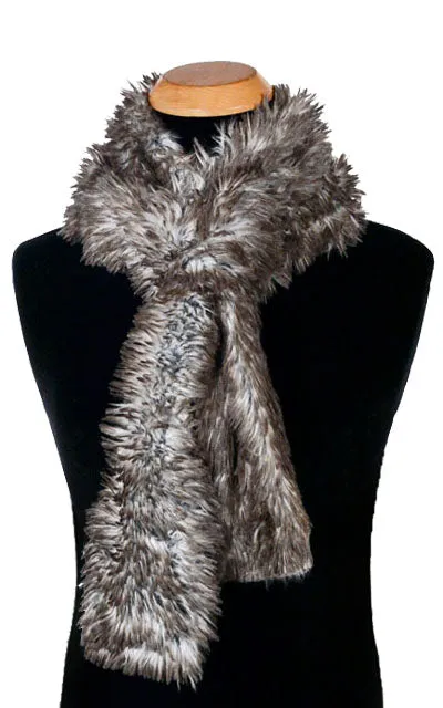 Men's Classic Scarf - Fox Faux Fur