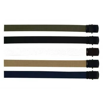 Military Web Belts With Black Buckle