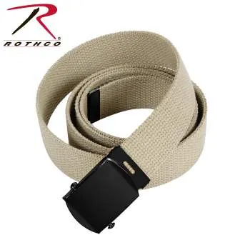 Military Web Belts With Black Buckle