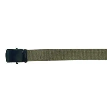 Military Web Belts With Black Buckle