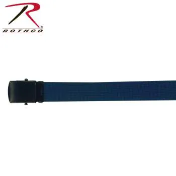 Military Web Belts With Black Buckle