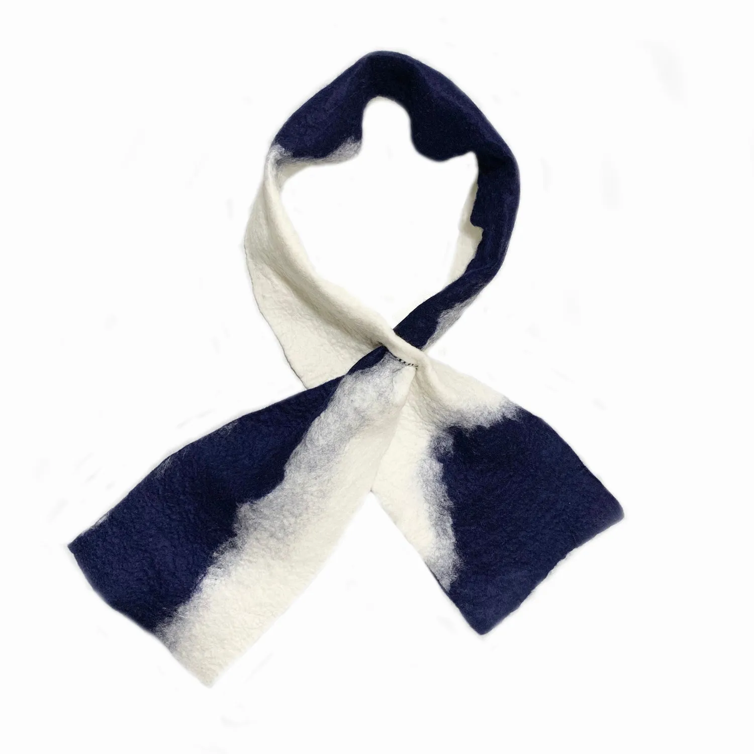 MONGOLIA CLOUD Handcrafted cashmere felt scarf