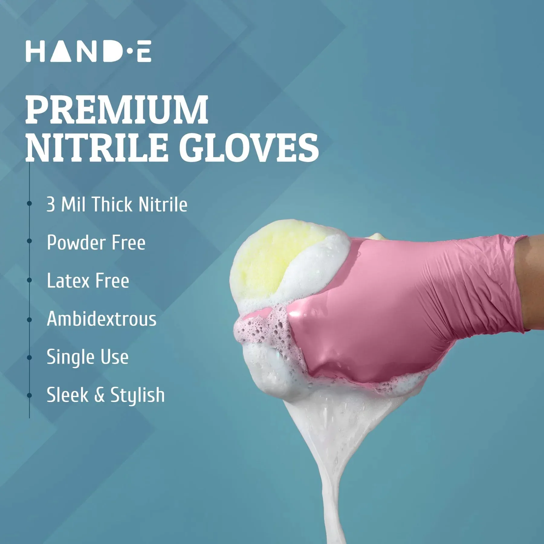 Nitrile Gloves -Pink