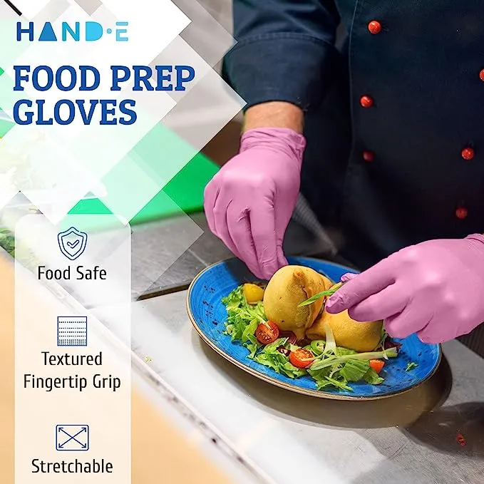 Nitrile Gloves -Pink