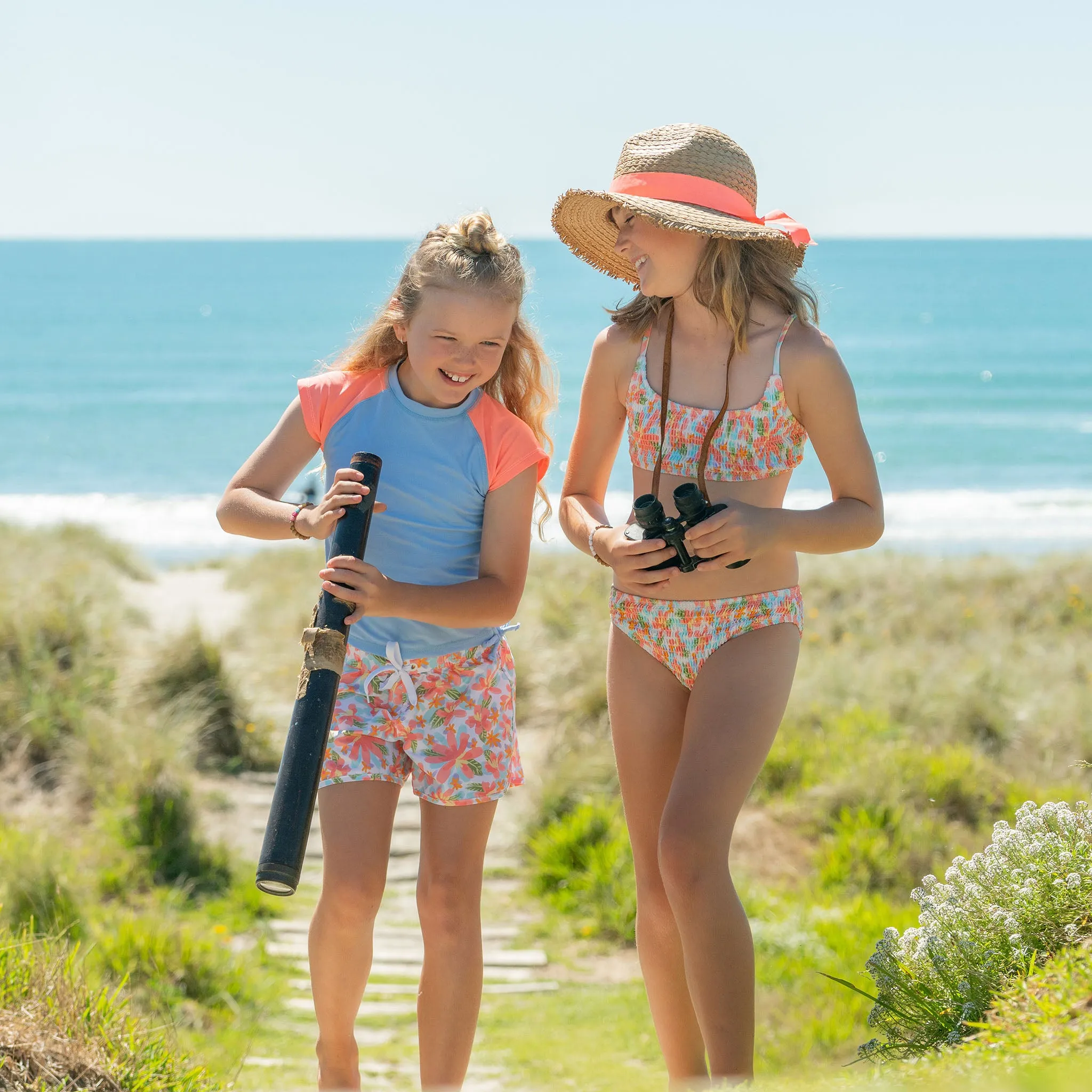 Peachy Ribbon Sunhat