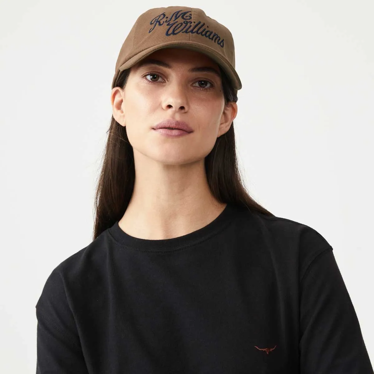 RM WILLIAMS Cap - Script Logo - Brown