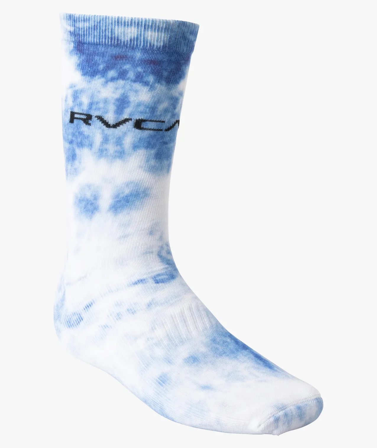 RVCA 2 Pack Tie Dye Crew Socks-Blue