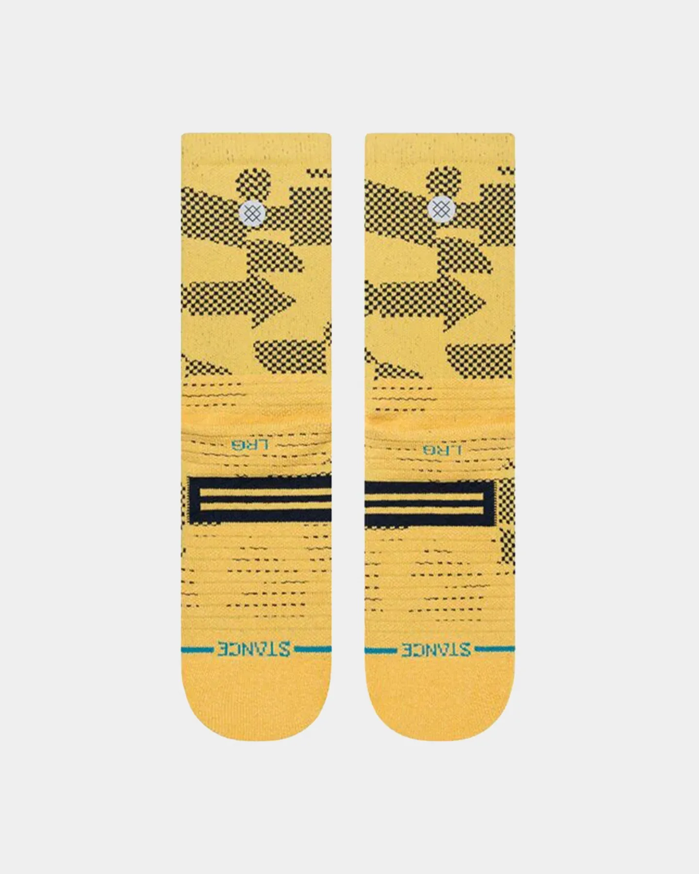 Stance Building Crewcut Socks Gold