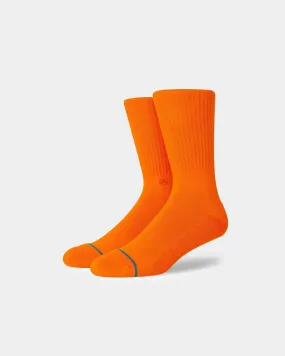 Stance Icon Athletic Socks Orange