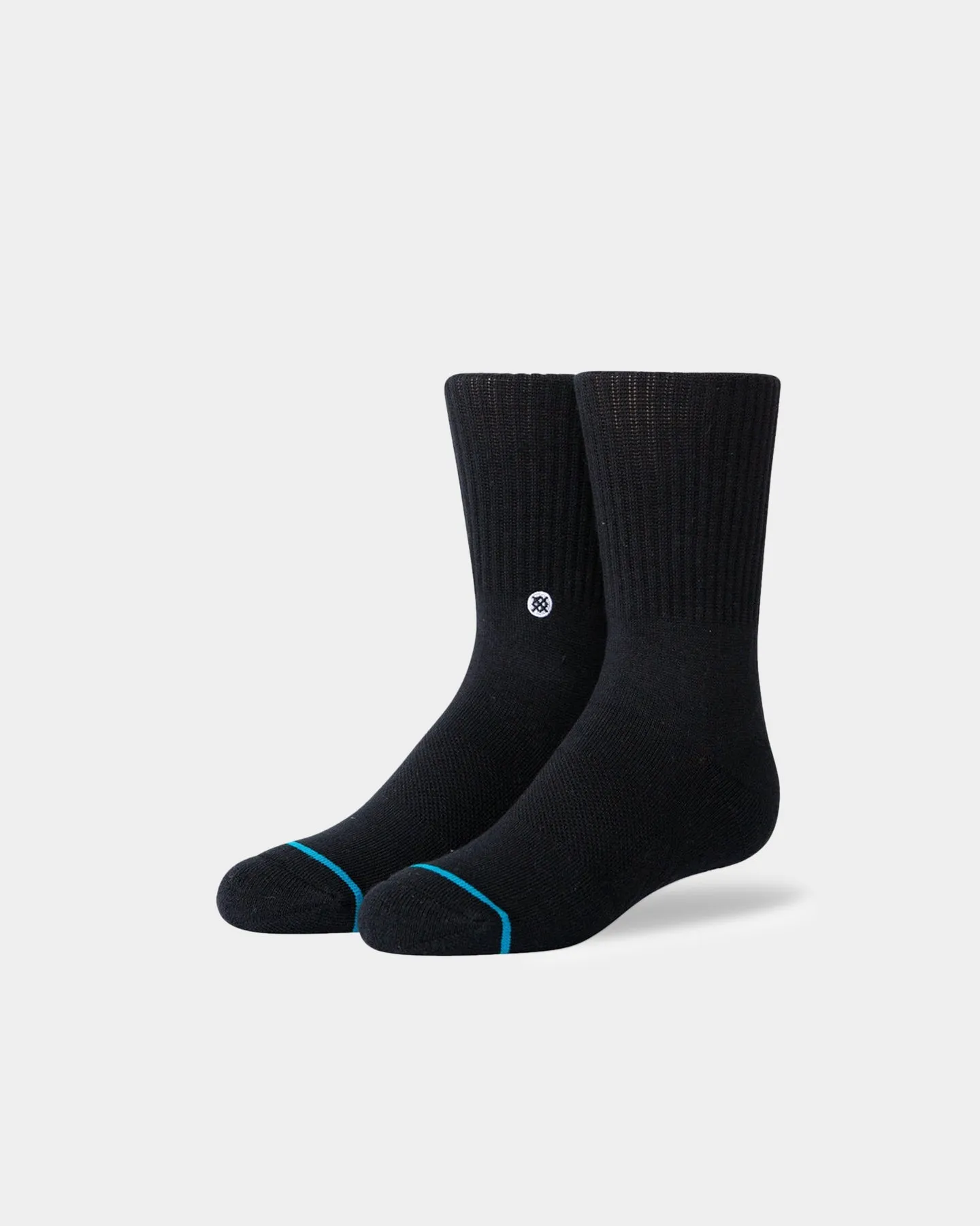 Stance Kids' Icon Crew Socks 3 Pack Black