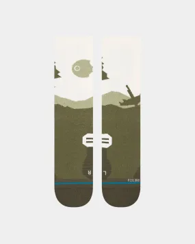 Stance Moon Socks Green