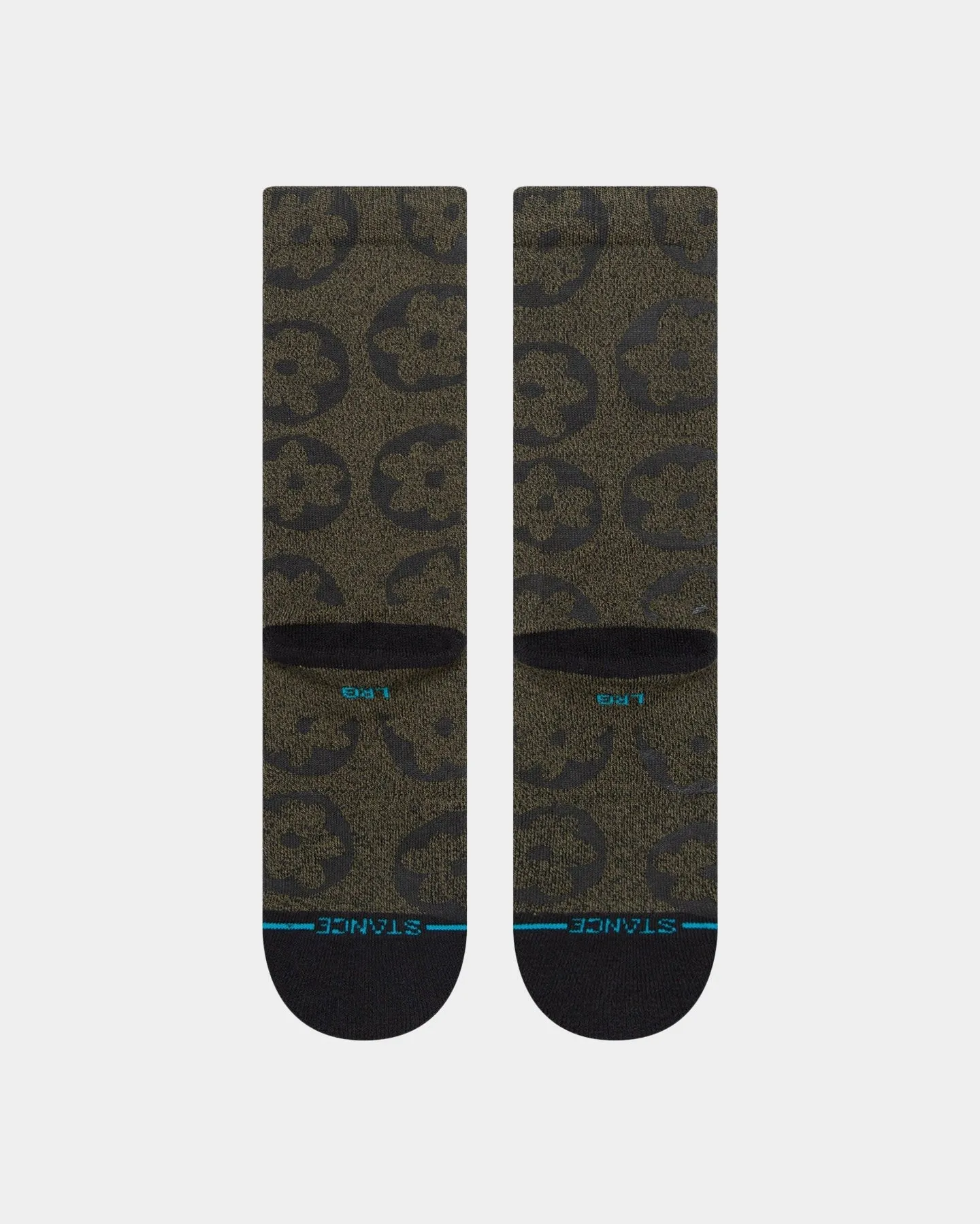 Stance Radial Crew Socks Green