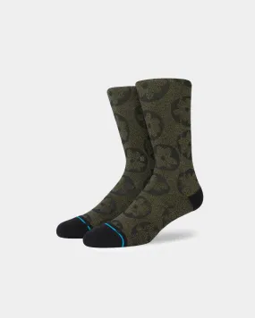 Stance Radial Crew Socks Green