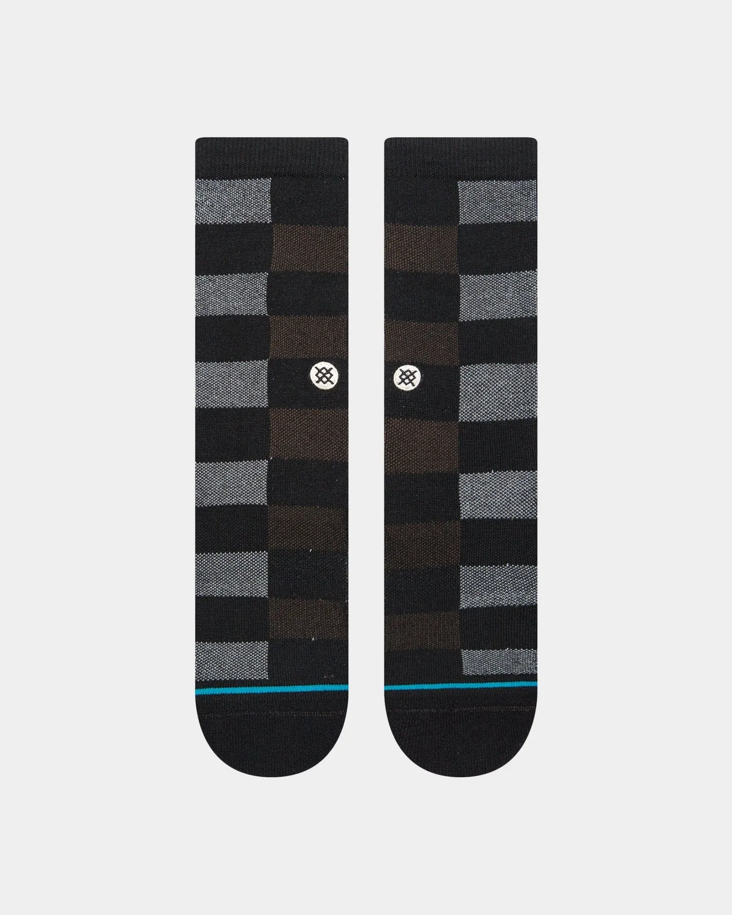 Stance Triple Check Socks Black