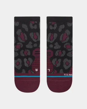 Stance Women's Cheatz Quarter-Cut Socks Black