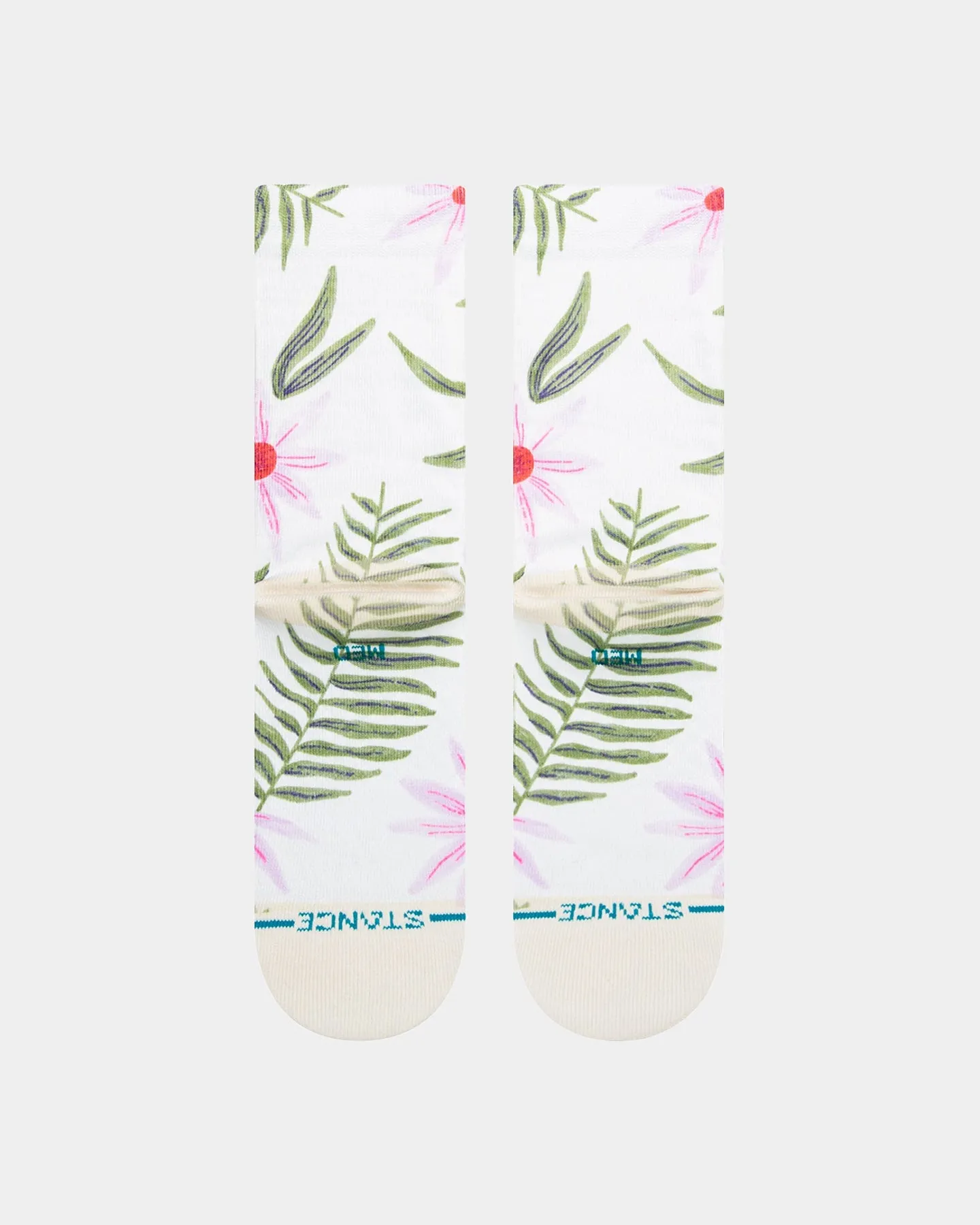 Stance Women's Flaunt Crew Socks Off White