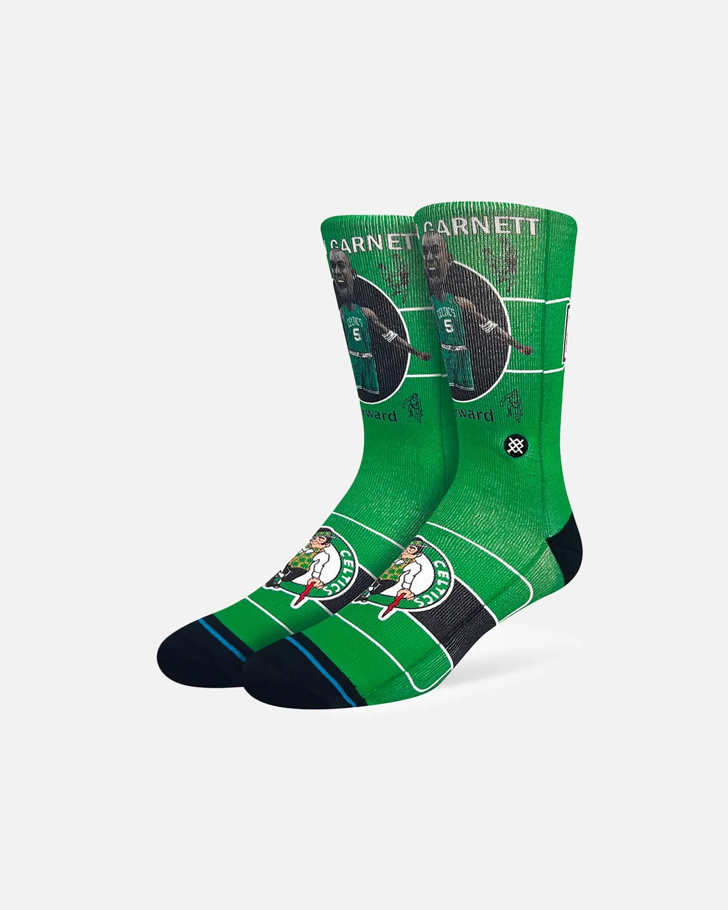 Stance X NBA Boston Celtics Kevin Garnett Retro Bighead Crewcut Socks Multi