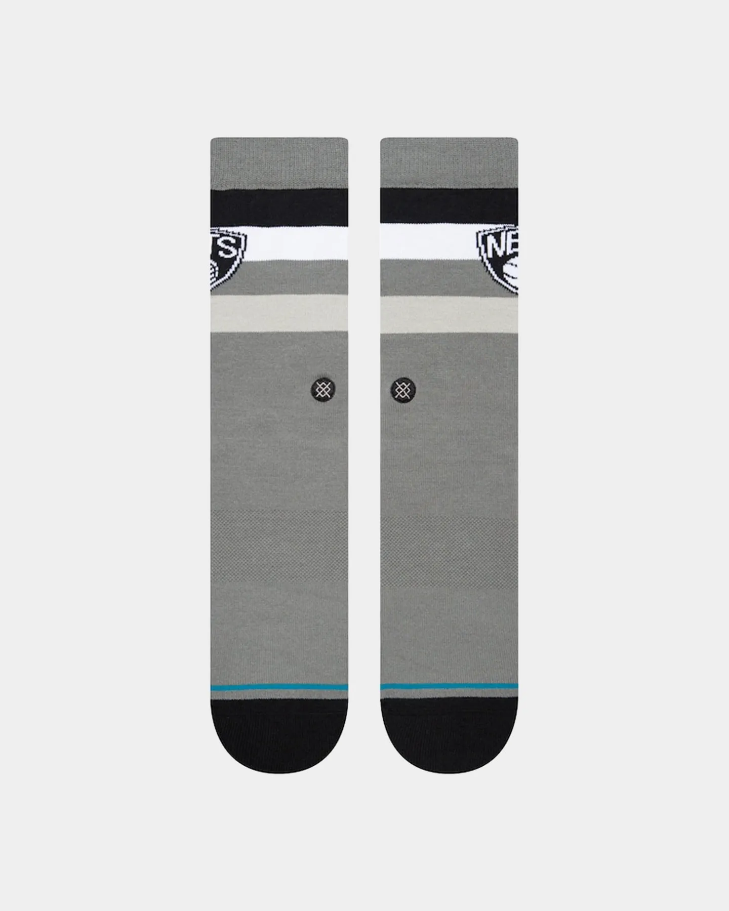 Stance X NBA Brooklyn Nets St Crewcut Socks Black