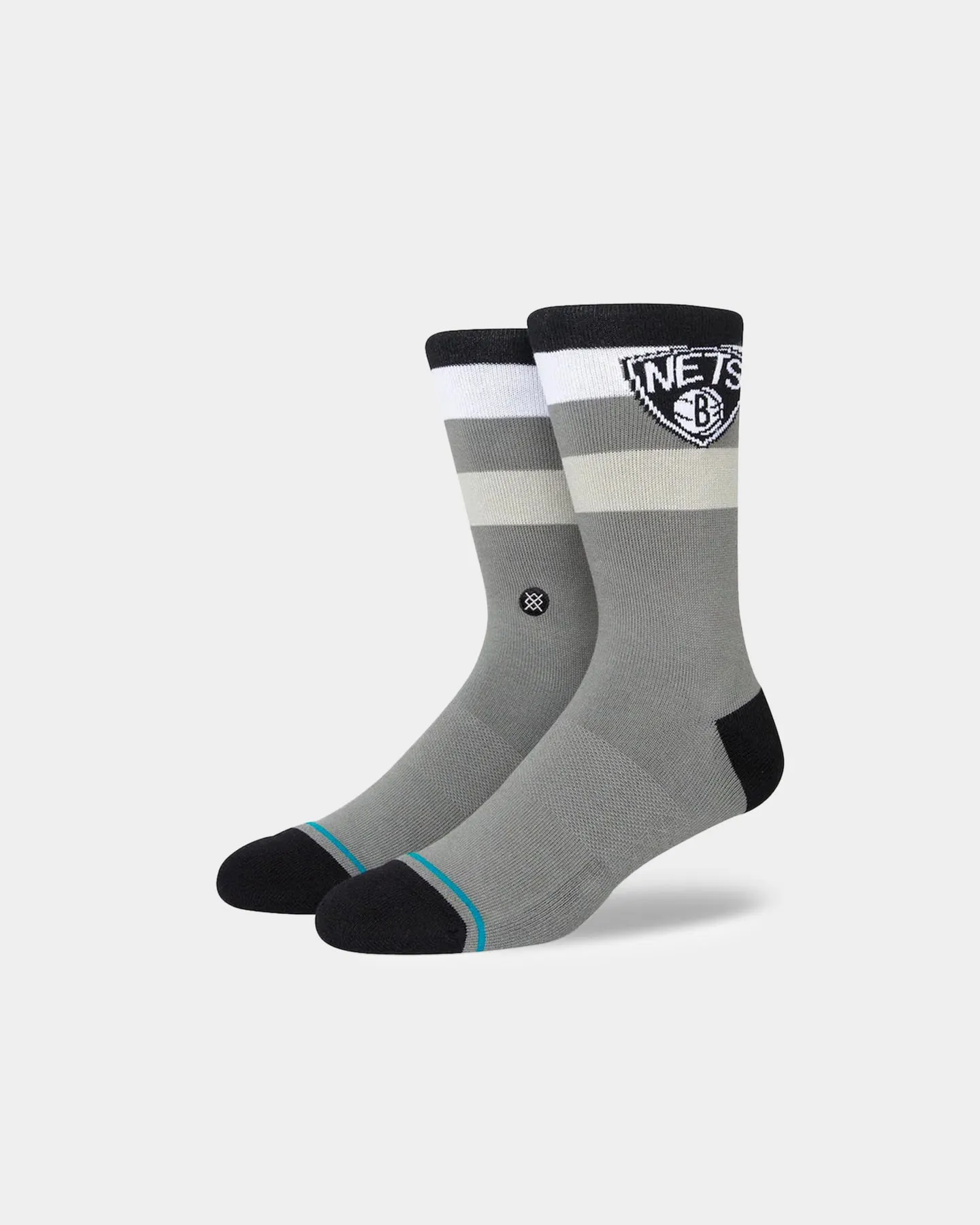 Stance X NBA Brooklyn Nets St Crewcut Socks Black