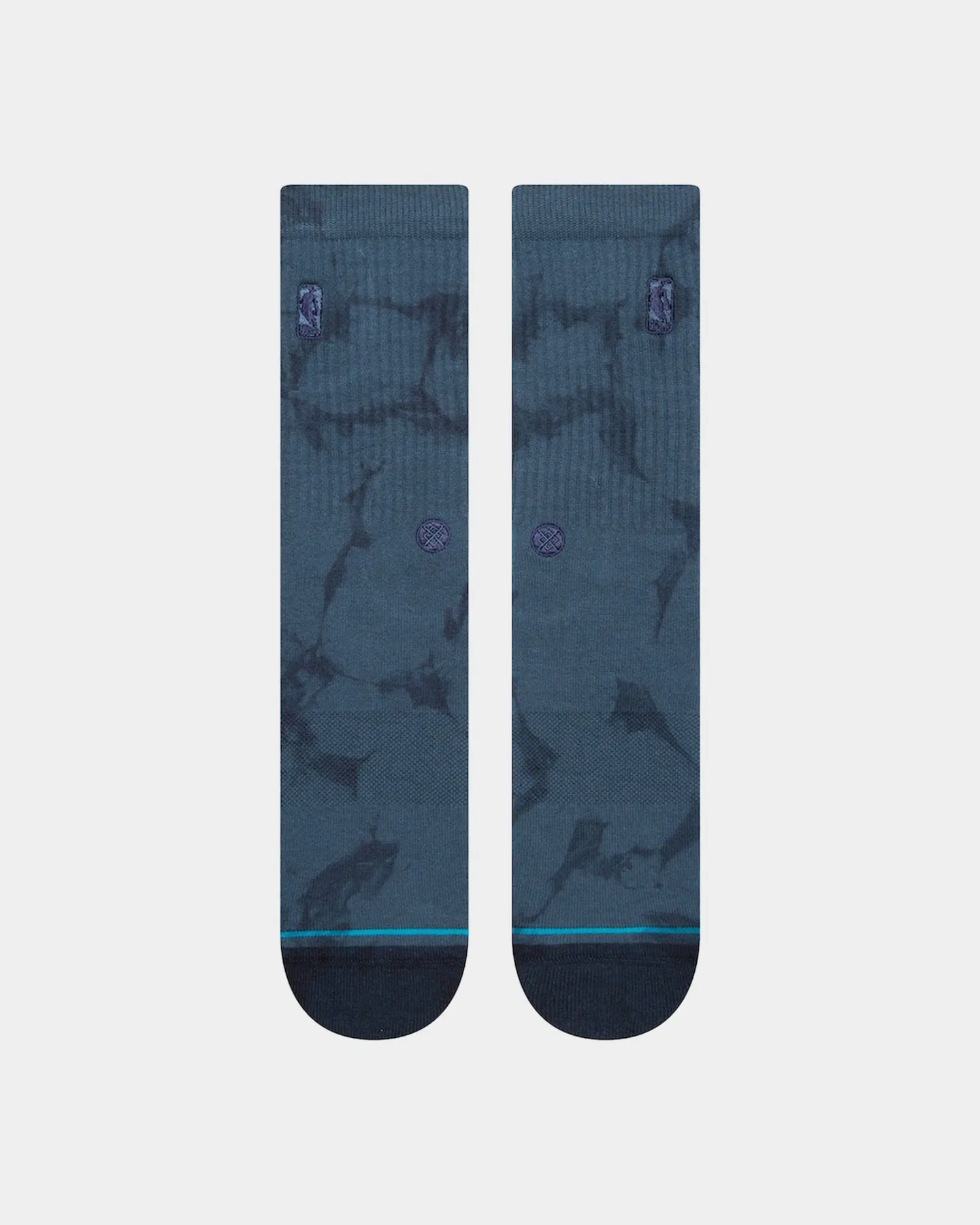 Stance X NBA Logoman Dye Crewcut Socks Navy